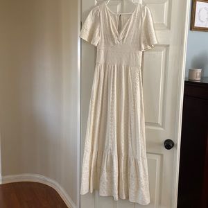Cream Maxi Dress